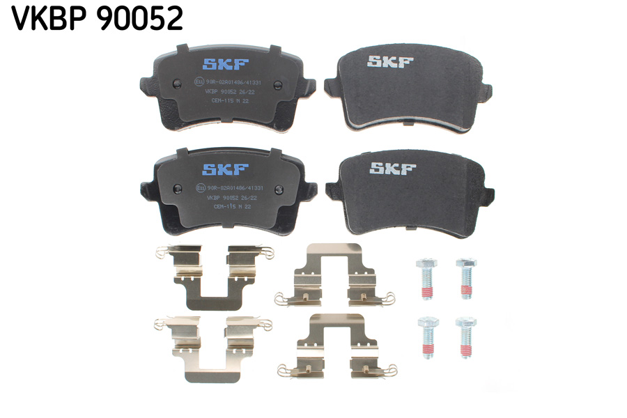Kit pastiglie freno, Freno a disco - VKBP 90052 SKF